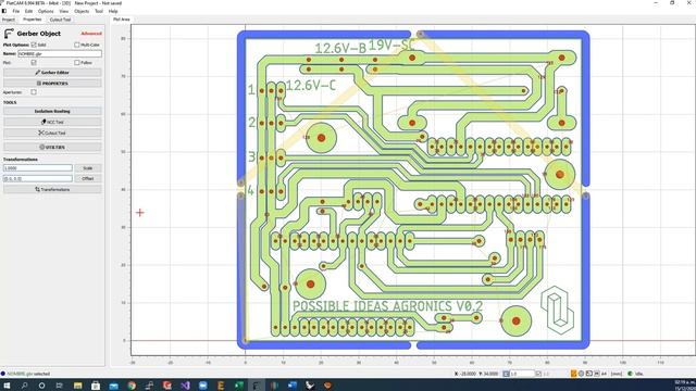 Eagle CadSoft  FlatCam CNC Gcode
