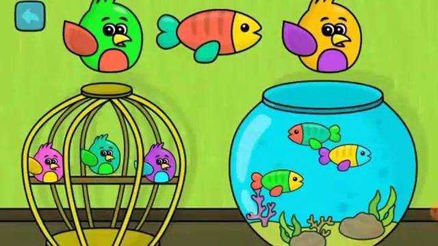 Играем в развивающую игру от 2 до 5 лет | учим цифры и цвета