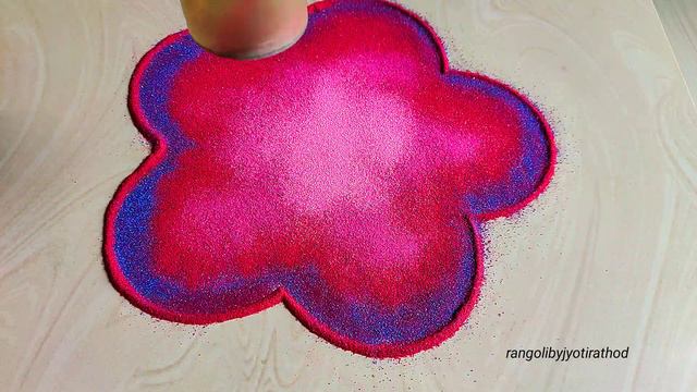 #1329 Ganesh chaturthi rangoli designs   satisfying video   sand art