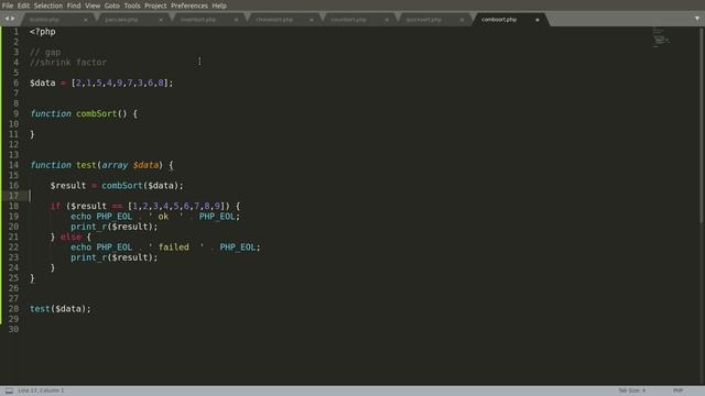 combsort