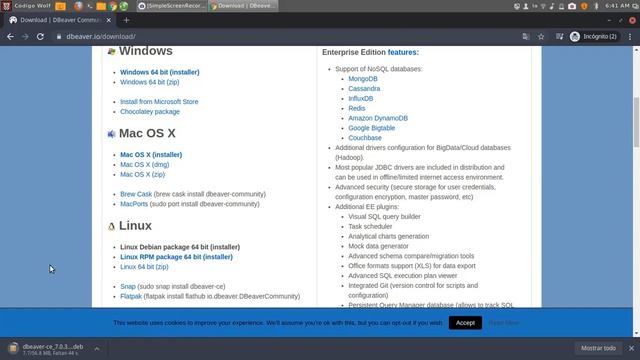 ? Cómo instalar DBeaver en UBUNTU, LINUX MINT ?