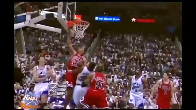 Karl Malone vs Dennis Rodman 1998 Finals Game 6! Wrestling Game & 6th Championship!