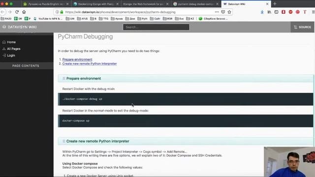 Docker-Django-Postgres env. with Pycharm. Complete dumbass guide 