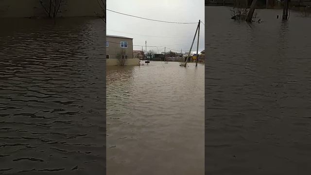 Наводнение с.Прибрежное Сакский район 26.11.2023