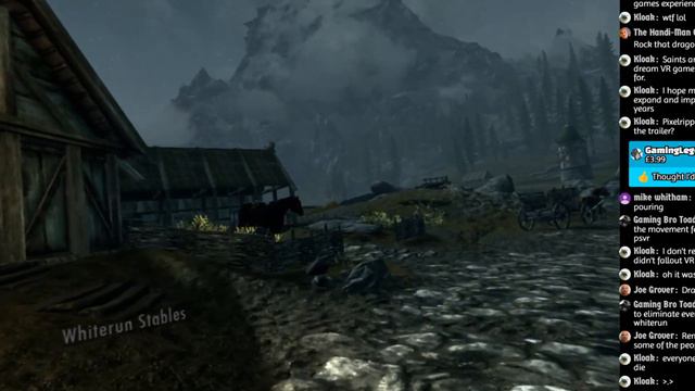Skyrim PSVR | Move Controllers | Livestream  (1080p60fps)