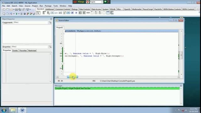 SizeOf Byte of any  sub type variable in Lazarus IDE