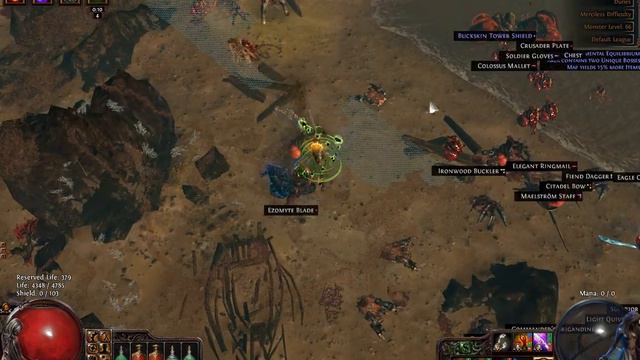 Path Of Exile Map Bosses - Dunes lvl 66