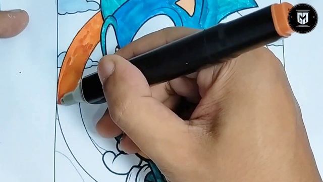 Coloring Sonic The Hedgehog Coloring Pages - How To Coloring Sonic