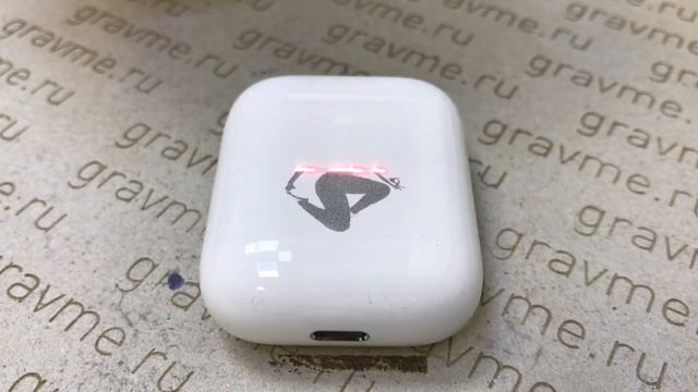 Гравировка на Apple AirPods | Gravme.ru - точка гравировки | Laser Engraving AirPods
