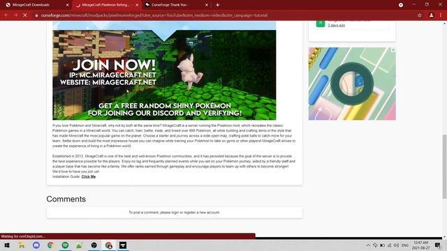 [EASY] How to Install Pixelmon using the Curseforge Launcher | MirageCraft Tutorial