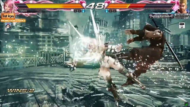 (noob random mashing warning) Getting 1st dan Tekken 7