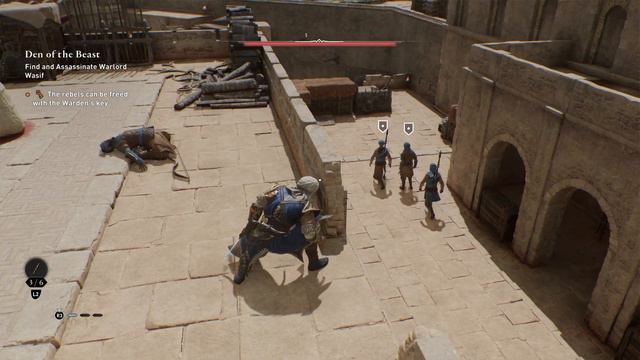 Assassin's Creed Mirage - Den of The Beast: Kill the Marksman: Free The Rebels (Kill Warden For Key