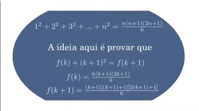 Indução Matemática - 1² + 2² + ... + n² - Soma de sequência