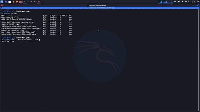 Kubernetes Goat - Kubernetes namespaces bypass