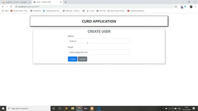 UPDATE DATA IN DATABASE USING CODEIGNITER PHP FRAMEWORK  CURD APPLICATION USING CODEIGNITER
