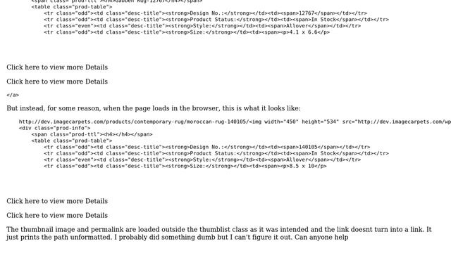 Wordpress: php loading different structure than source code