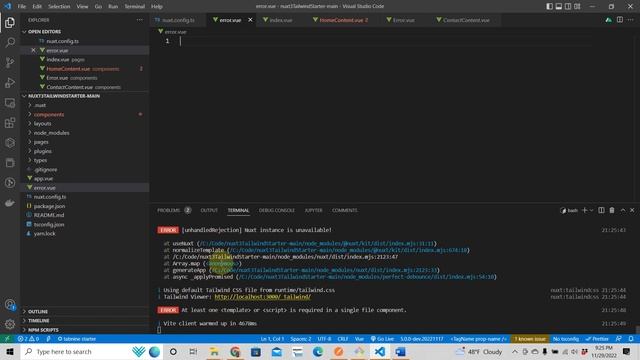 Nuxt 3 Custom Error Page