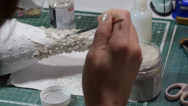 Праздничный декор бутылки.Bottle decor. Святковий декор пляшки.