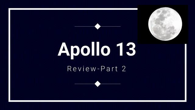 Apollo13 Movie- An Engineer's Review