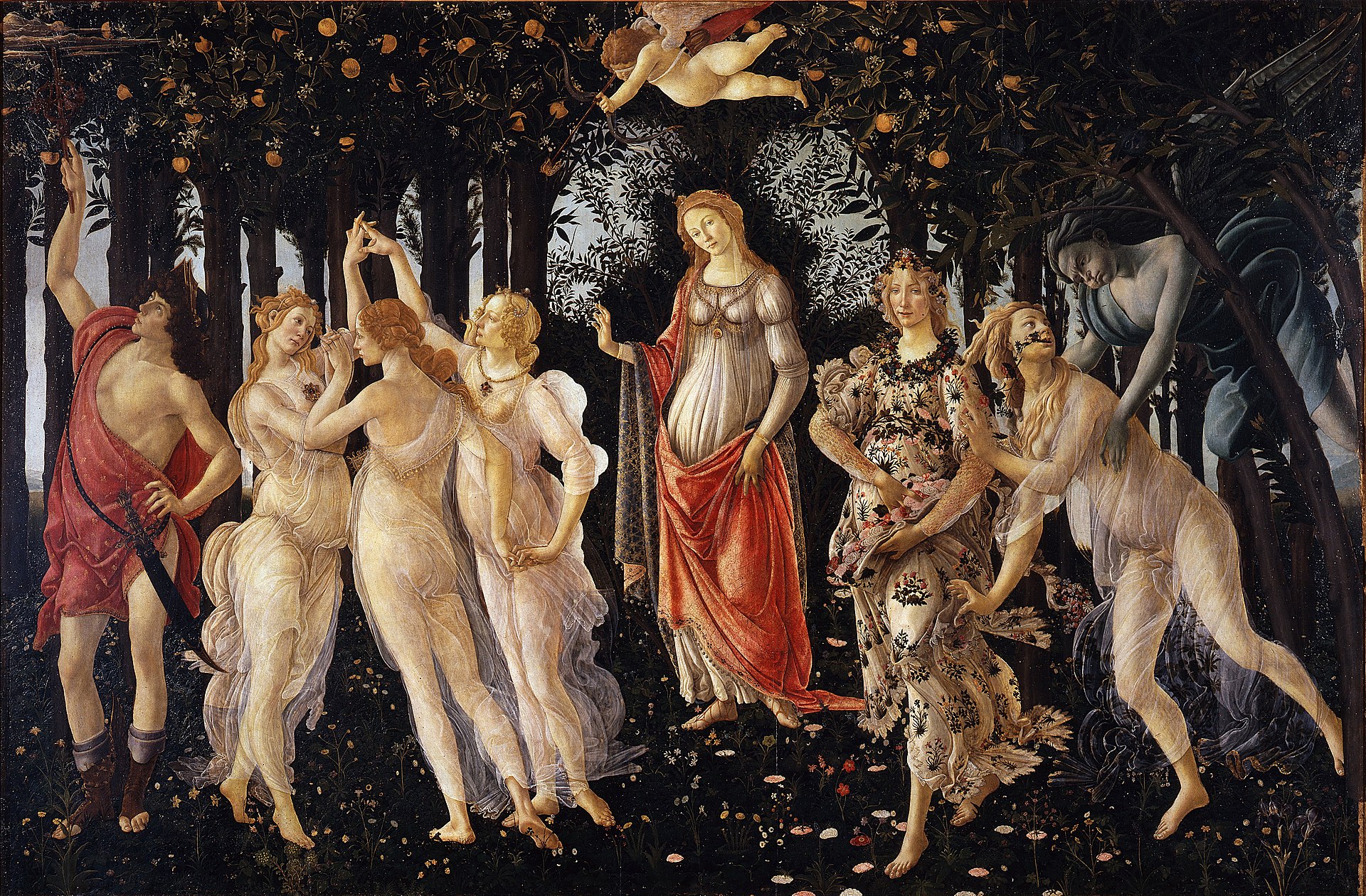 Символы и аллегории "Весны" (1482) Сандро Боттичелли