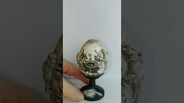 Декупаж пасхальных яиц Пасхальное яйцо "Радость"