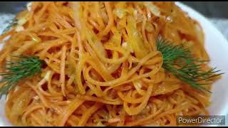 Очень простой рецепт моркови по-корейски