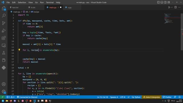 Advent of Code 2022 Day 19 Walk-Through