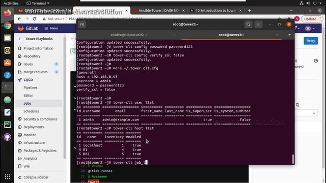Ansible Tower/AWX CICD Pipeline for Network Automation: Part7 |Setup tower-cli for command executio