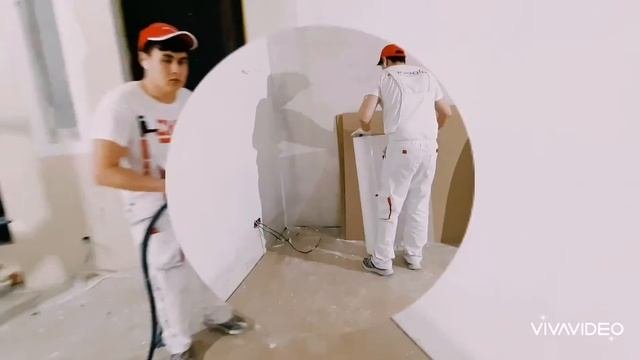Безвоздушным способом как клеится стеклохолст