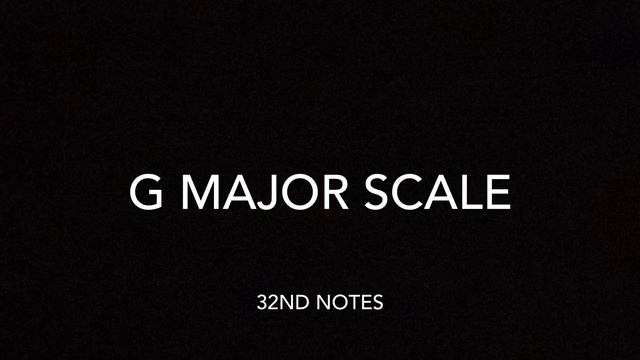G Major Scale - Violin