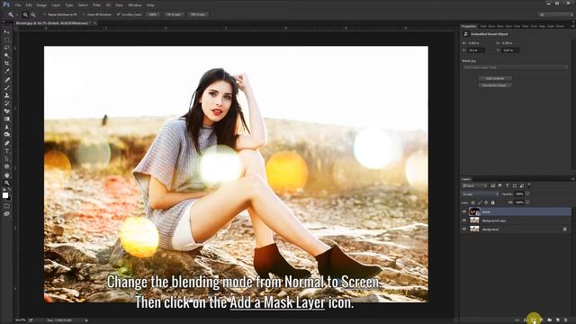 Easy Photoshop Photo Filter - Cool Bokeh Overlay Effect Tutorial