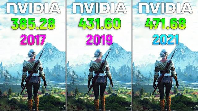 Сomparison of Nvidia Drivers for 5 Years