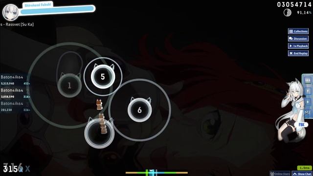 osu! 23.09.22 Рассвет (Dzhizus - Rassvet)
