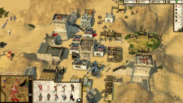 Stronghold Crusader 2 - Skirmish Trail 3 Mission 6 - Hill Army is da best