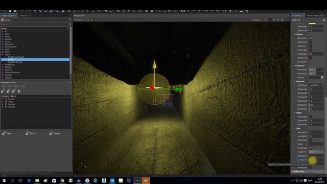 Cryengine V  5 51 Светильник маятник. Pendulum