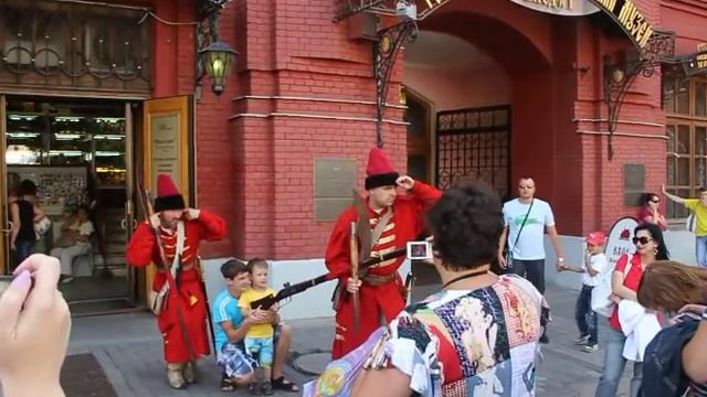 Стрельцы у Государственного исторического музея