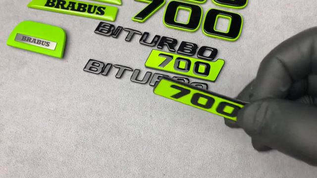 Brabus 700 badge emblem green for Mercedes G Class G63 w463a W464