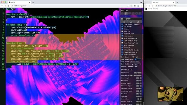 P5LIVE_WALKTHROUGH - 04 MENU : SETTINGS