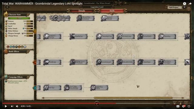 Total War Warhammer DLC - Grombrindal spotlight video analysis