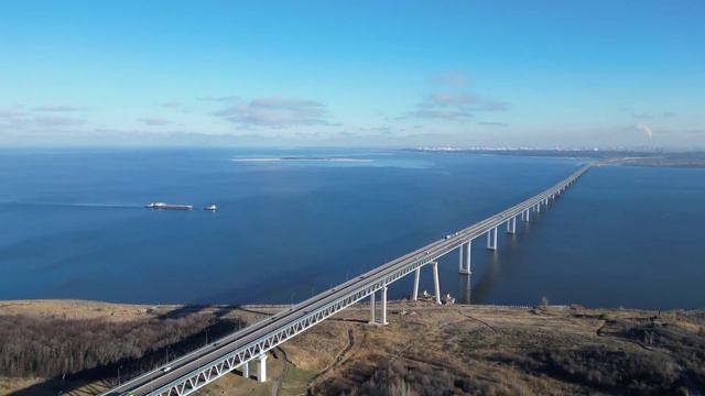 президентский мост в Ульяновске самый длинный мост России