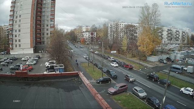 Пример записи цилиндрическая камера видеонаблюдения AHD 8Мп 2160P PST AHD108