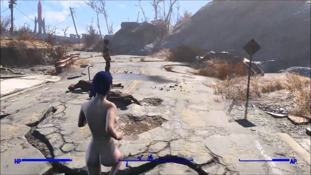 Fallout 4 Nude Play Through Part 1 out of the vault
