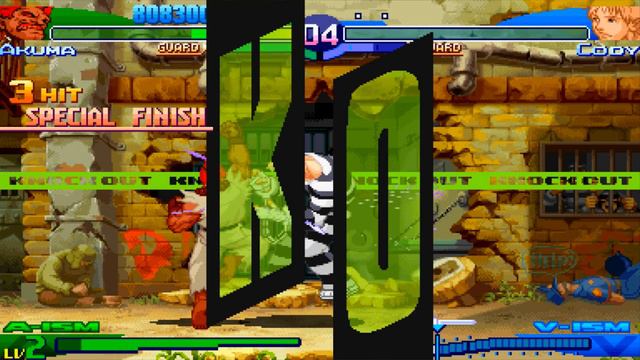 Street Fighter Alpha 3 MAX (Akuma Gameplay) PSP