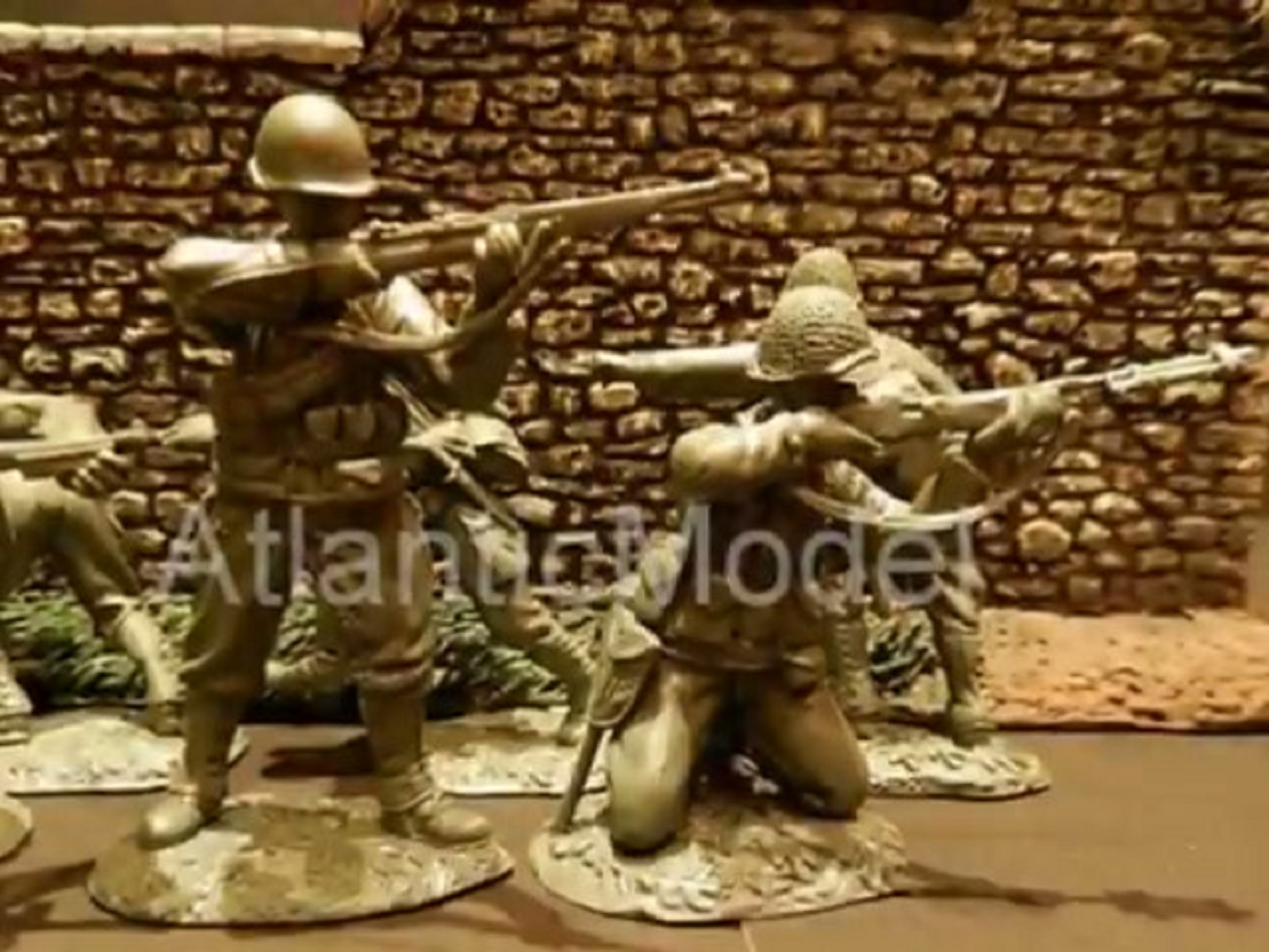 солдатики Conte Американская пехота Gls 10 фигур 5 поз 2МВ set 05, оригинал, раритет