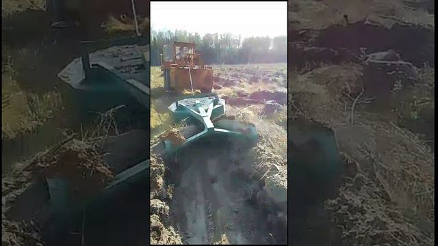 Плуг  лесной тросовый ПЛТ -1 для трелевочных тракторов тдт-55  , ТТ-4,  ТЛТ-100  Вятка-АгроДизель