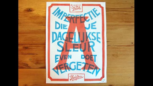 Live Screen Printing Posters by Shon Price