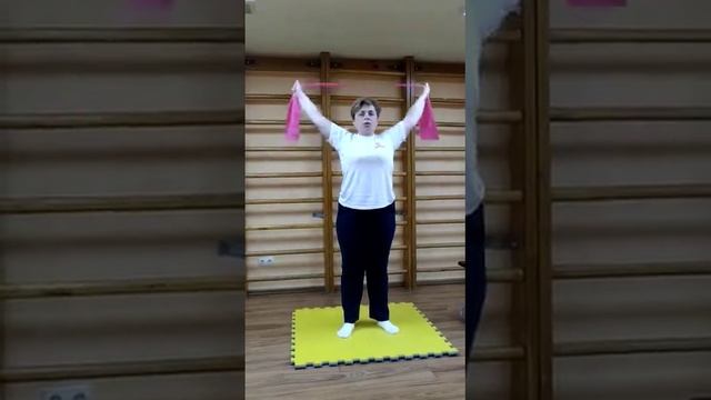 Мастер-класс в секции "Гимнастика для пожилых" для активного населения.