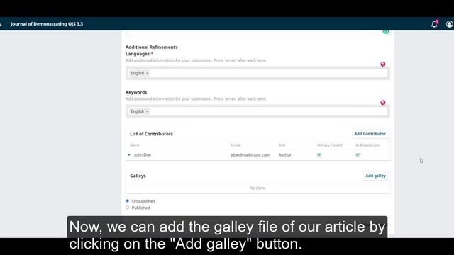 Setting up a journal in OJS 3.3. Module 18: Plugins- QuickSubmit