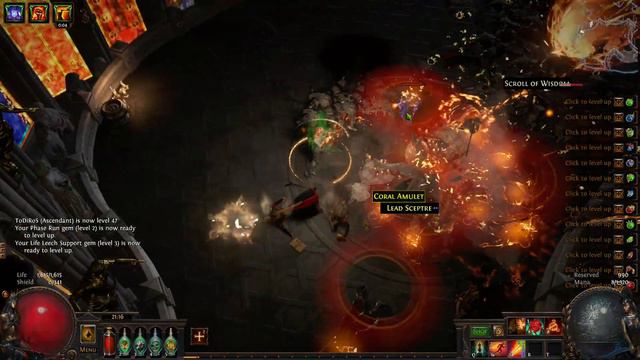 Killing Avarius with EA and Firestorm - Path of Exile 3.19