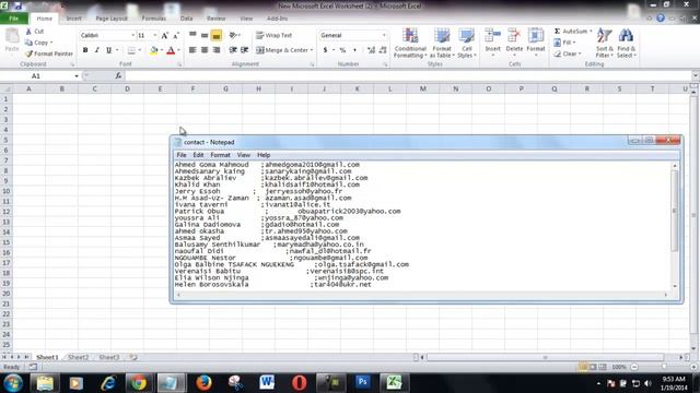 how to imprt text document in to excel 2010